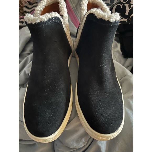Lucky Brand Laycia Suede Shoe Size 7.5/38 - Picture 1 of 3